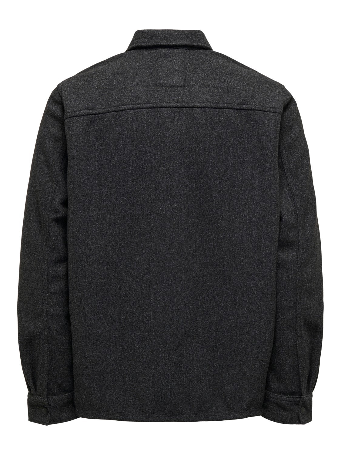 Men's Relaxed Fit Button-Down Overshirt with Chest Pockets
