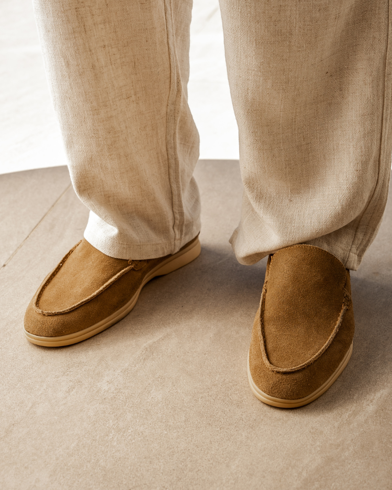 Men's Suede Venetian Loafer Slip-On in EU Sizes 39–48