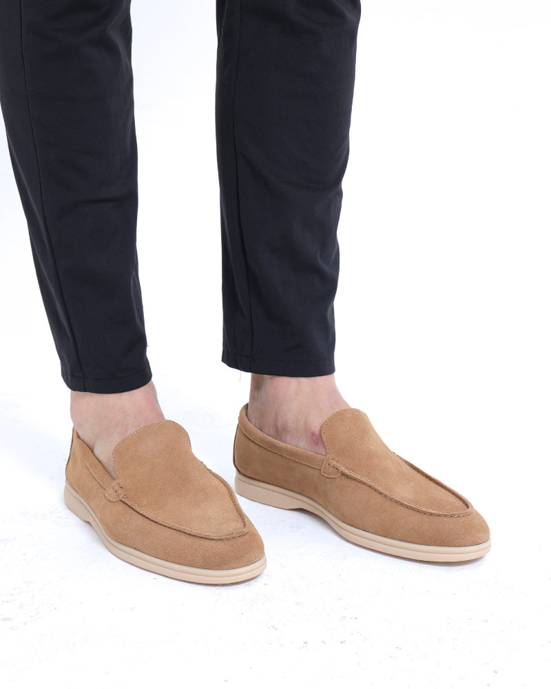 Men's Suede Venetian Loafer Slip-On in EU Sizes 39–48