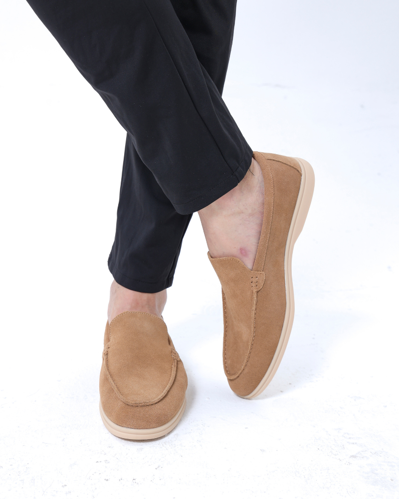 Men's Suede Venetian Loafer Slip-On in EU Sizes 39–48