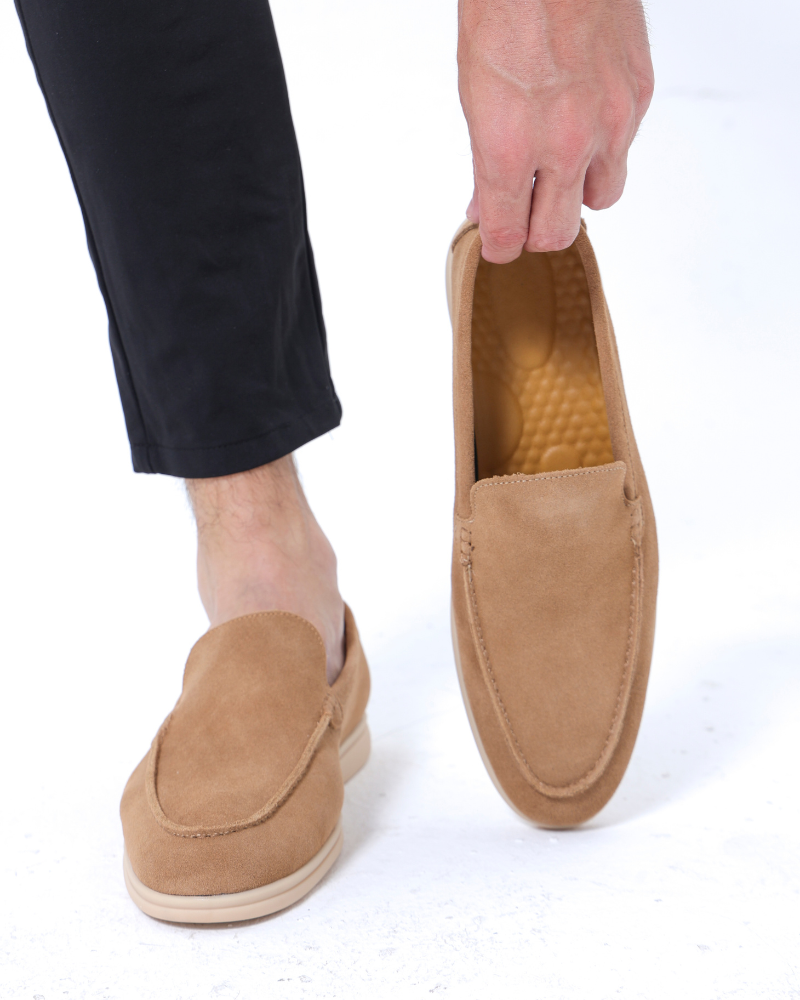 Men's Suede Venetian Loafer Slip-On in EU Sizes 39–48