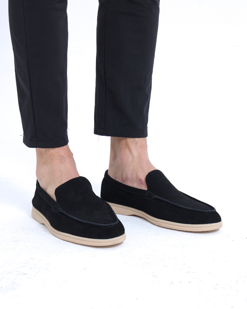 Men's Suede Venetian Loafer Slip-On in EU Sizes 39–48