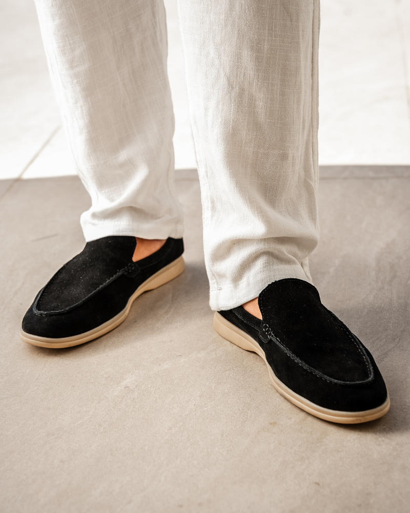 Men's Suede Venetian Loafer Slip-On in EU Sizes 39–48