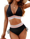 Women's High-Waist Bikini Set with Full Coverage