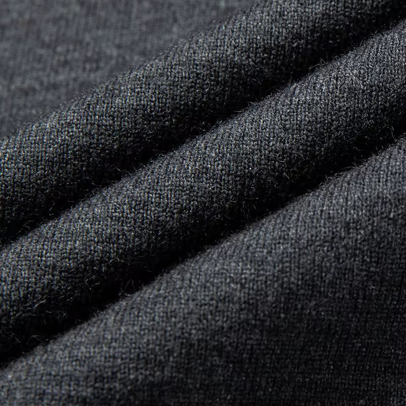 Men's Classic V-Neck Pullover Sweater with Ribbed Trim, product view