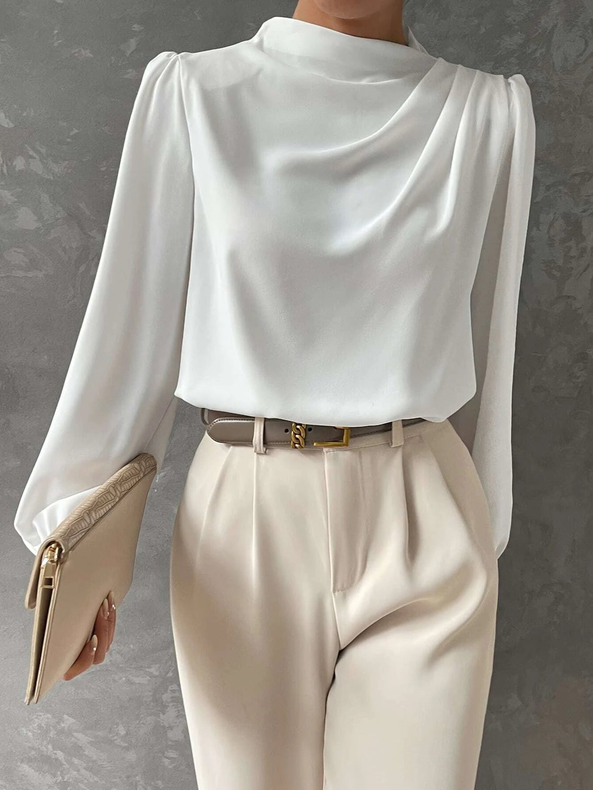 Women's Bishop Sleeve Blouse product photo