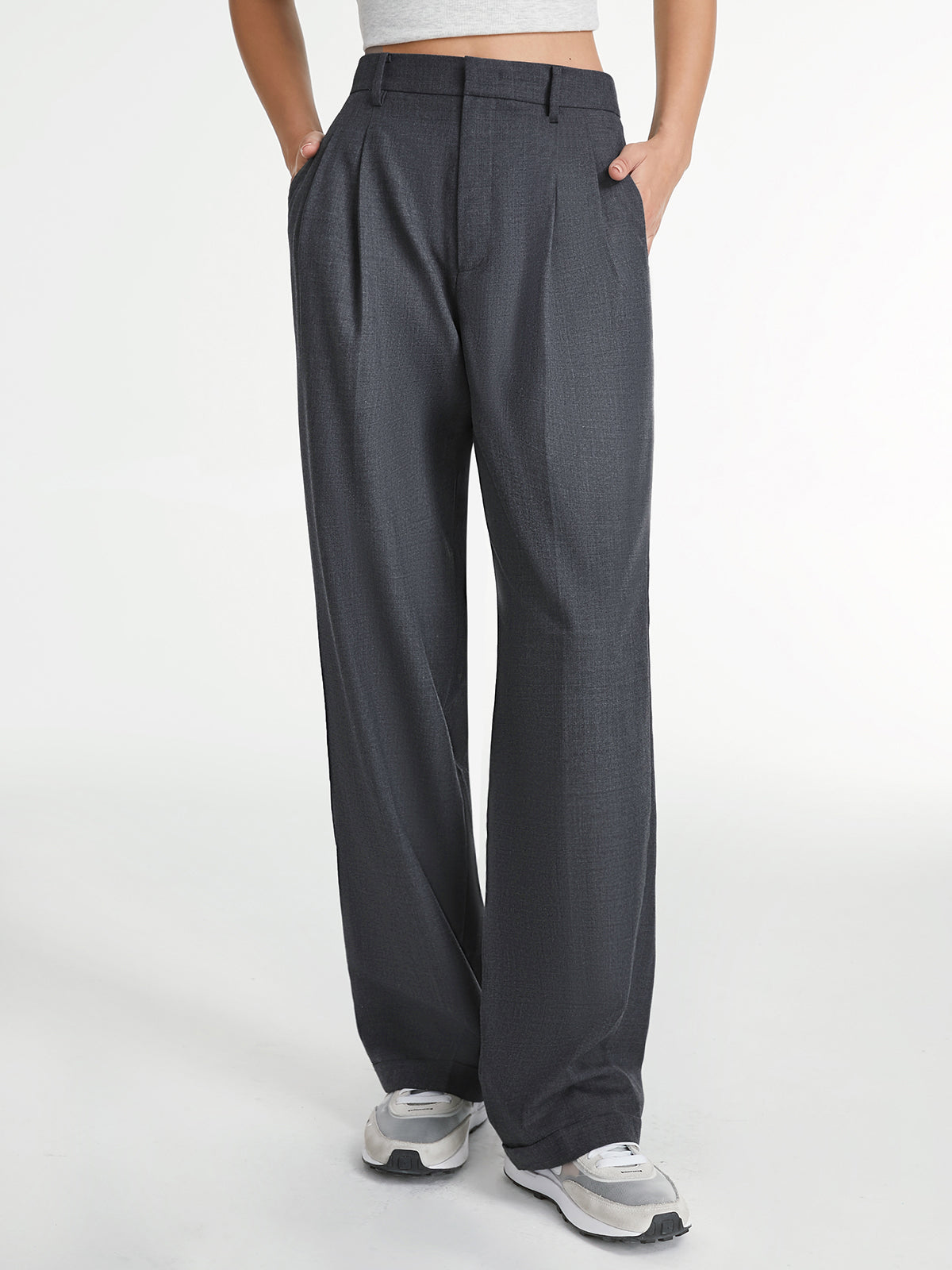 Women's Tailored Straight-Leg Dress Pants product photo